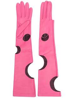 Manokhi длинные перчатки с вырезами