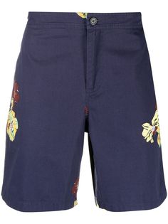 A.P.C. шорты Yanis с цветочным принтом