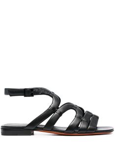 Santoni сандалии с пряжками
