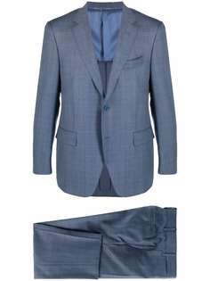 Canali строгий костюм с однобортным пиджаком