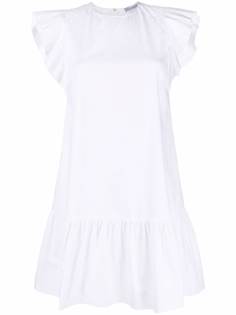 RED Valentino платье мини с объемными рукавами
