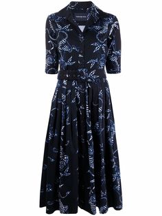 Samantha Sung платье-рубашка Audrey с графичным принтом