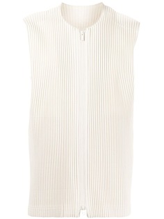 Homme Plissé Issey Miyake плиссированный топ на молнии