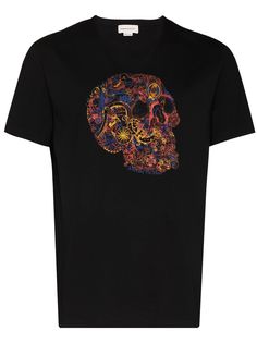 Alexander McQueen футболка с принтом London Skull