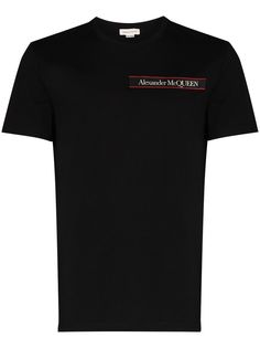 Alexander McQueen футболка с короткими рукавами и логотипом
