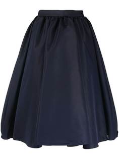 Alexander McQueen юбка миди со складками