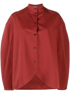 Jil Sander рубашка с асимметричным подолом