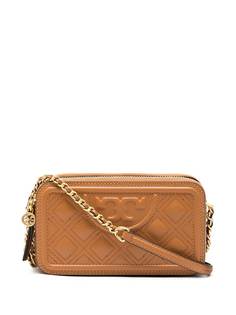 Tory Burch мини-сумка через плечо Fleming с двойной молнией