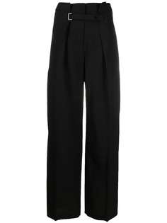 Jil Sander широкие брюки с поясом