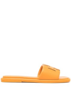 Tory Burch шлепанцы с логотипом Double T