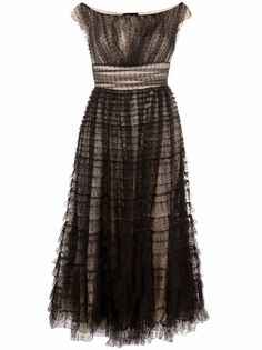 Giambattista Valli платье А-силуэта с вырезом-лодочкой