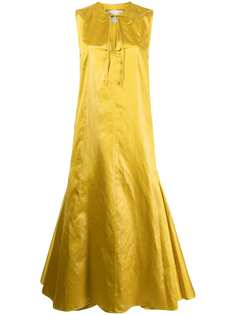 Jil Sander расклешенное платье без рукавов