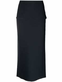 Jil Sander трикотажная юбка с завышенной талией