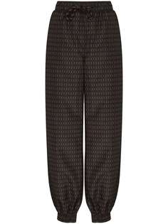 Fendi спортивные брюки с логотипом FF