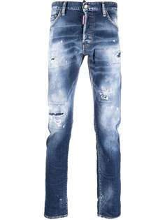 Dsquared2 джинсы скинни средней посадки