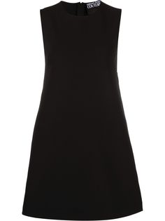 Versace Jeans Couture расклешенное платье с логотипом