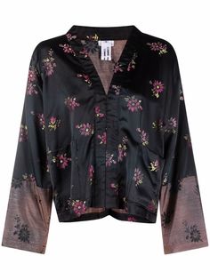 Comme Des Garçons Comme Des Garçons кимоно с цветочным принтом