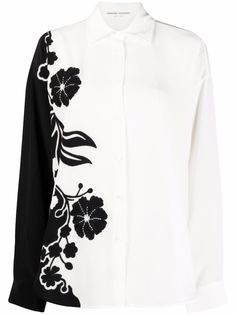 Ermanno Scervino рубашка с цветочным принтом