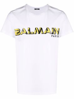 Balmain футболка с короткими рукавами и логотипом