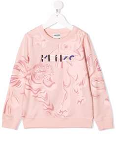 Kenzo Kids толстовка с вышитым логотипом