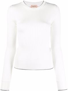 Nº21 chain-embellished oversized T-shirt