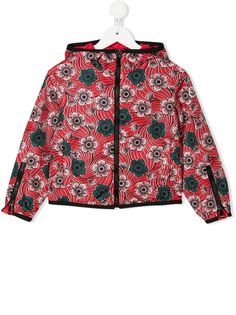 Moncler Enfant куртка Breanna с цветочным принтом