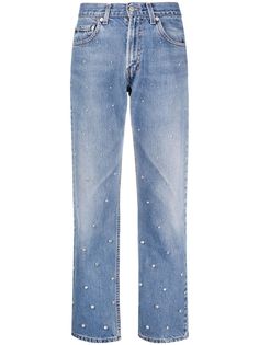 Semicouture джинсы с кристаллами