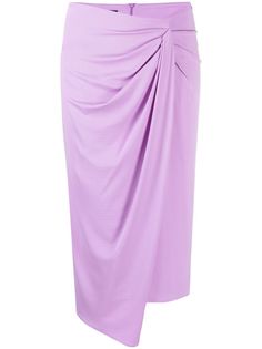 Pinko юбка с завышенной талией и запахом