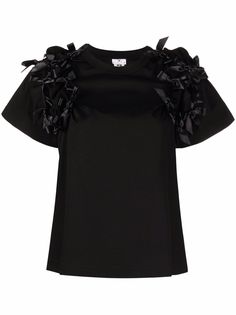 Comme Des Garçons Noir Kei Ninomiya футболка с бантами