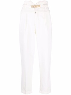 Pinko джинсы с завышенной талией и логотипом