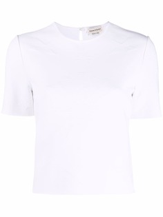 Alexander McQueen футболка с тиснением