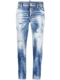 Dsquared2 джинсы скинни с эффектом разбрызганной краски