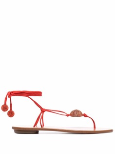 Aquazzura сандалии Jackie с завязками