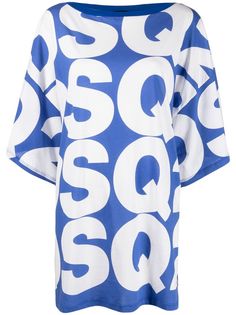Dsquared2 топ оверсайз с логотипом