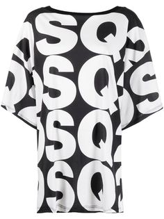 Dsquared2 топ оверсайз с логотипом