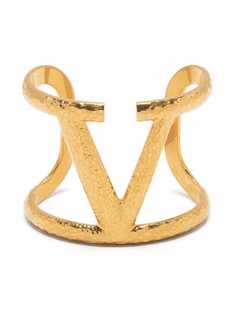 Valentino Garavani браслет-кафф с логотипом VLogo