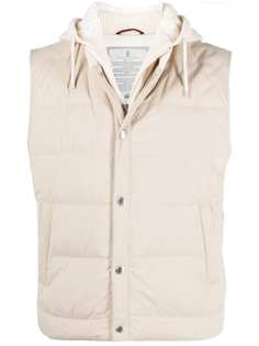 Brunello Cucinelli дутый жилет