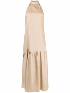 SIR. платье макси с вырезом халтер