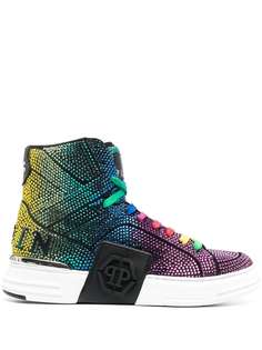 Philipp Plein кроссовки Money Kicks с кристаллами