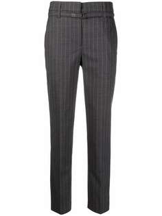 Brunello Cucinelli брюки строгого кроя в тонкую полоску