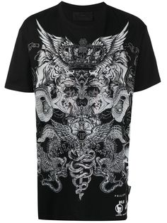 Philipp Plein рубашка с принтом Tattoo