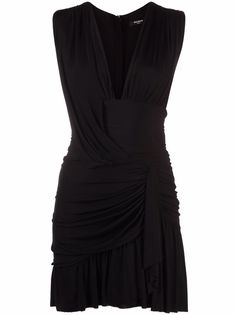 Balmain платье со сборками