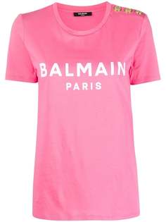 Balmain футболка с логотипом