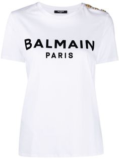 Balmain футболка с логотипом