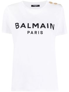 Balmain футболка с логотипом