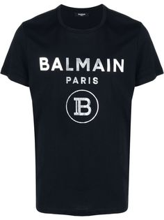 Balmain футболка с короткими рукавами и логотипом