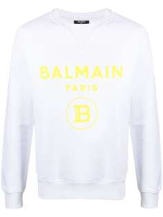 Balmain толстовка с рукавами реглан и логотипом