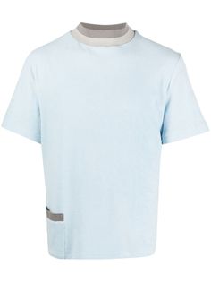 Anglozine футболка с короткими рукавами и карманом