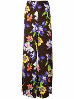 Ralph Lauren Collection широкие брюки с цветочным принтом