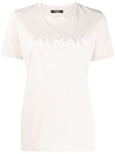 Balmain футболка с короткими рукавами и логотипом